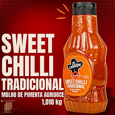 Molho Sweet Chilli Tradicional De Cabrón 1kg: sabor intenso e versátil