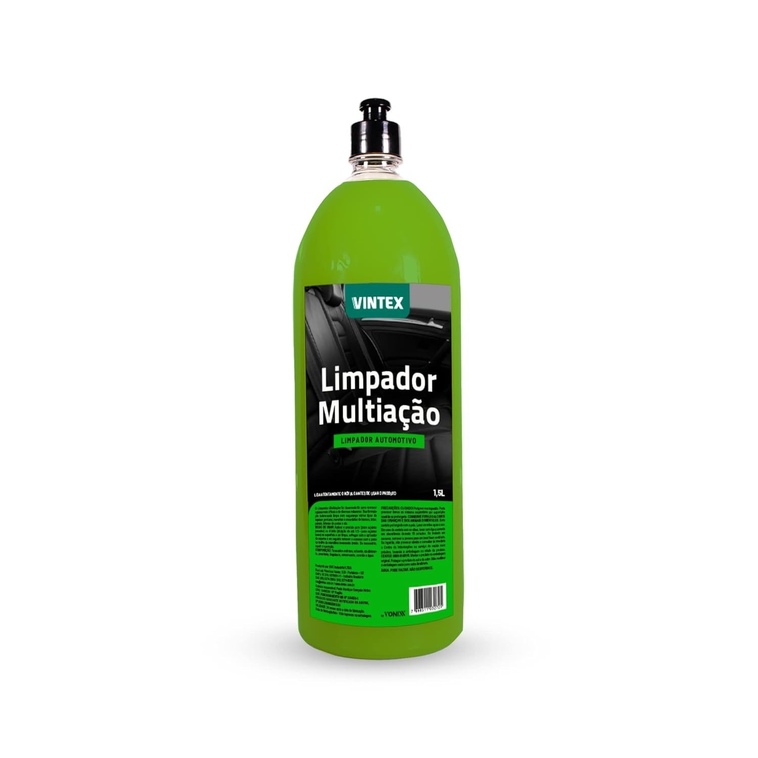 Limpador Multiacão 1,5L - Limpeza Profunda e Versátil para Casa e Carro