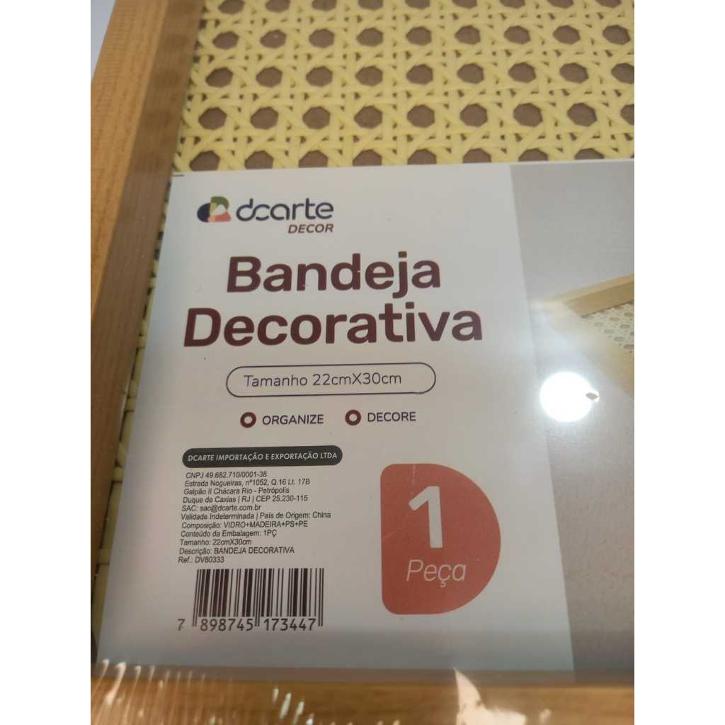 Bandeja Decorativa Madeira: Elegância e Versatilidade