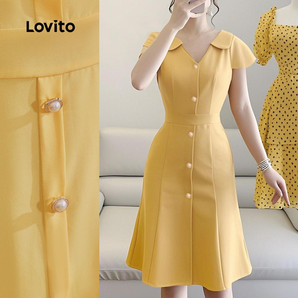 Vestido Amarelo Lovito: Elegância para o Verão