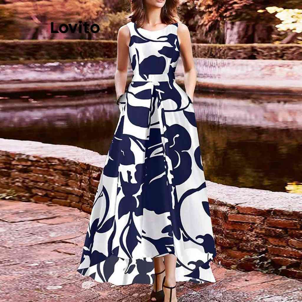 Vestido Boho Floral Lovito: Estilo e Conforto!