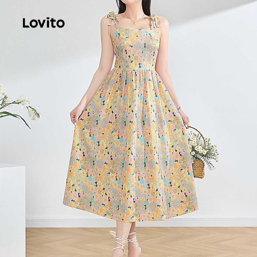 Vestido Boho Lovito: Estilo Floral para o Verão
