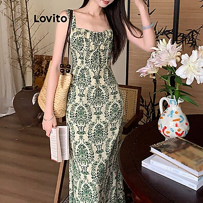 Vestido Boho Paisley Lovito: Elegância e Conforto
