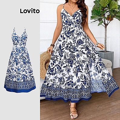 Vestido Boho Tribal Plus Size Lovito: Estilo e Conforto!