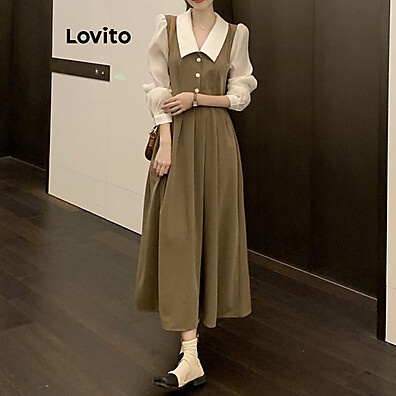Vestido Cáqui Lovito: Versátil e Elegante