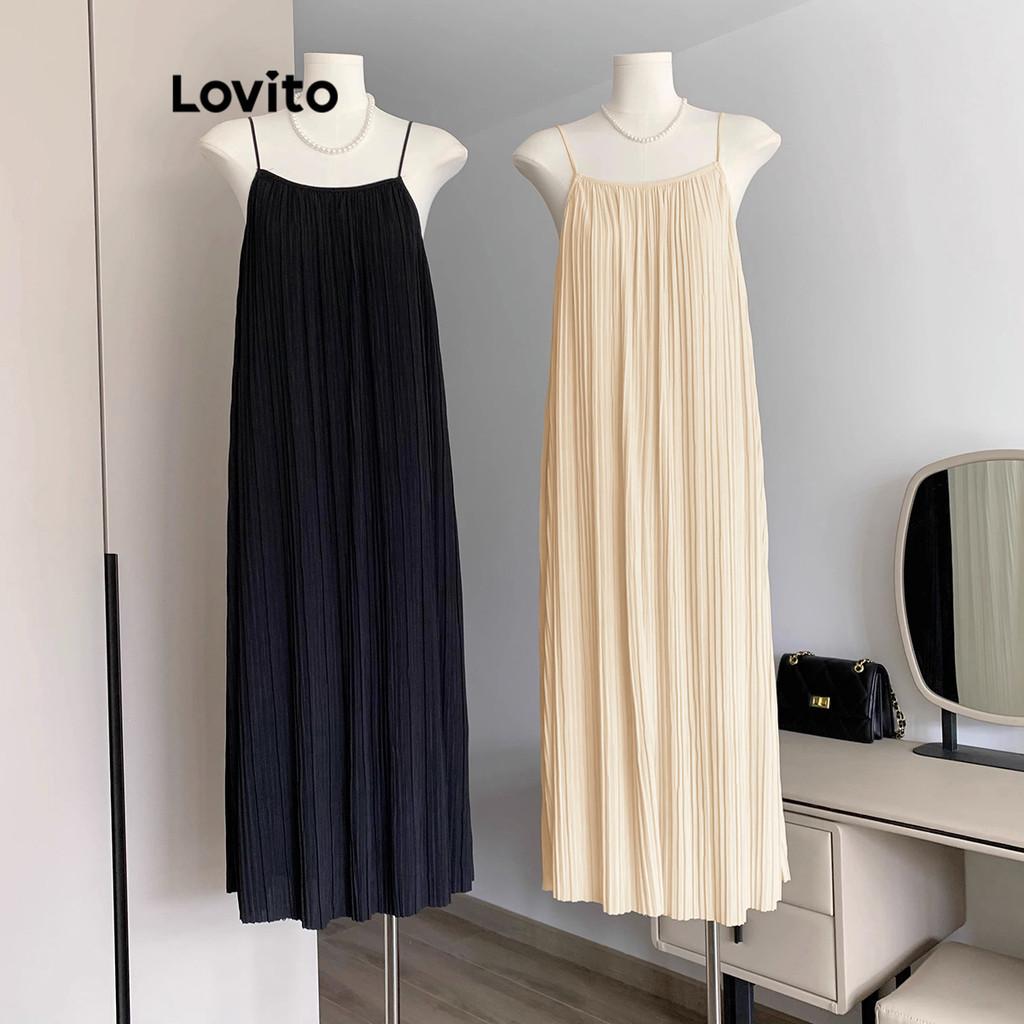 Vestido Casual Franzido Lovito: Conforto e Estilo!