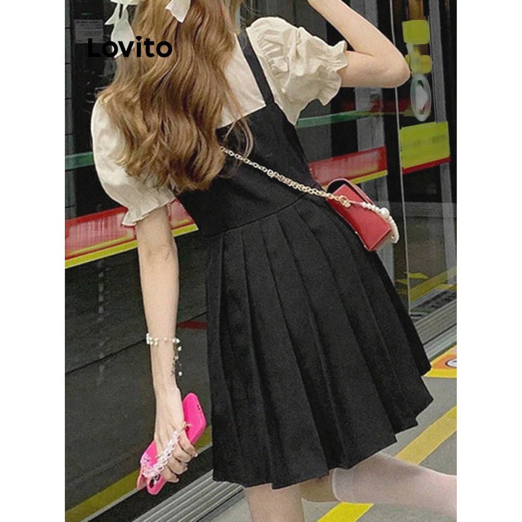 Vestido Casual Plissado com Manga Bufante: Estilo e Conforto em 1 Peça
