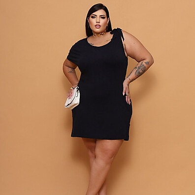 Vestido de Festa Curto Preto: Elegância e Conforto!