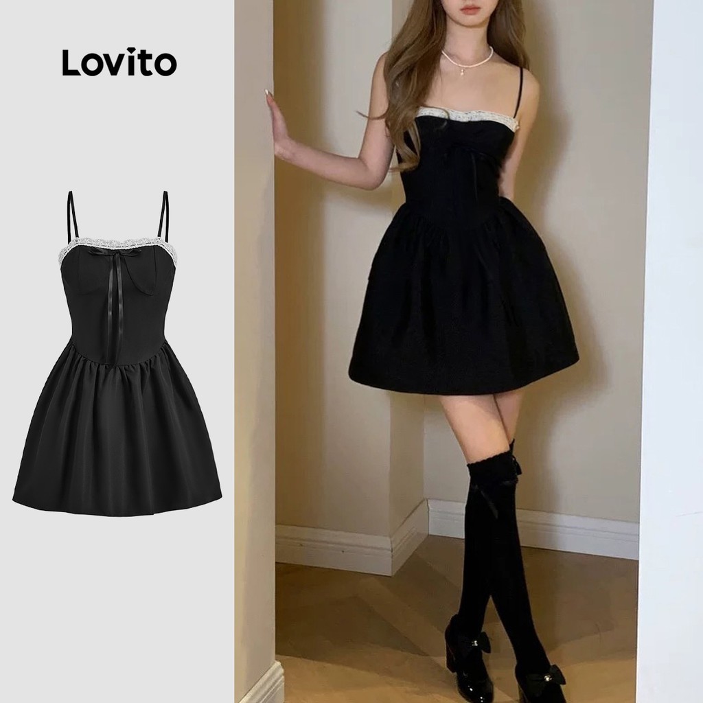 Vestido de Renda Lovito: Elegância Casual