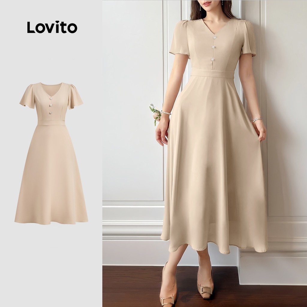 Vestido Elegante Lovito: Seu Look Sofisticado