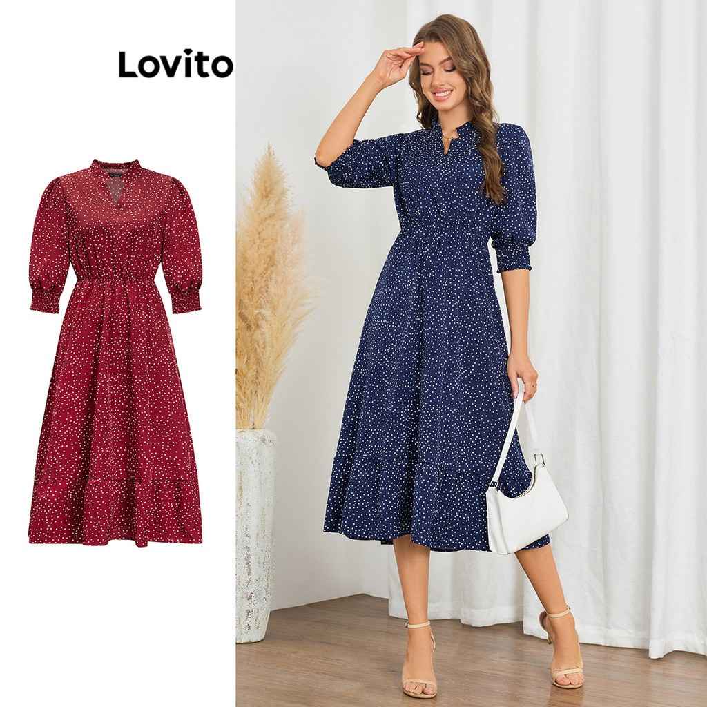 Vestido Floral Babados Lovito: Elegância Casual