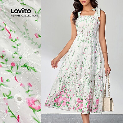 Vestido Floral Bordado: Elegância para o Verão
