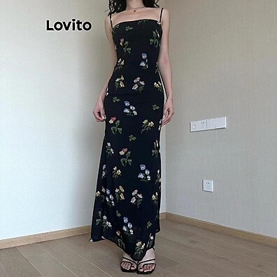 Vestido Floral com Renda Lovito: Elegância Casual