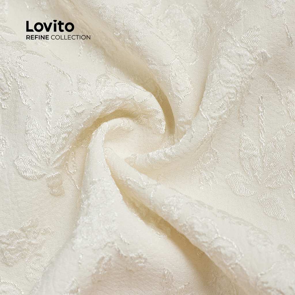 Vestido Floral Jacquard: Elegância e Estrutura