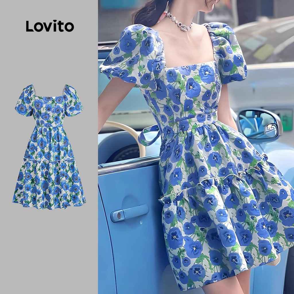 Vestido Floral Lovito: Romântico e Leve!
