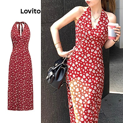 Vestido Floral Plissado Lovito: Romance e Elegância