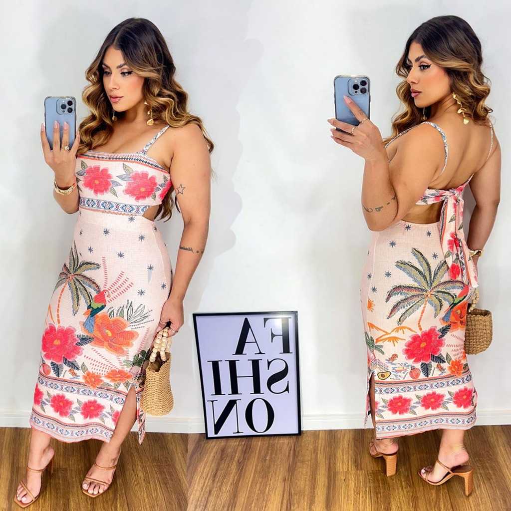 Vestido Flores: Elegância e Conforto