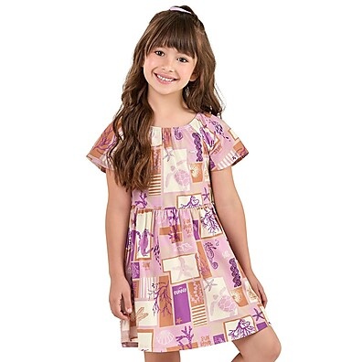 Vestido Infantil Lilás: Leveza e Estilo Elian