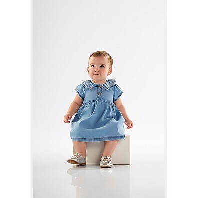 Vestido Jeans Bebê: Conforto e Estilo Up Baby