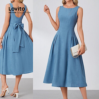 Vestido Jeans Lovito: Estilo e Conforto!