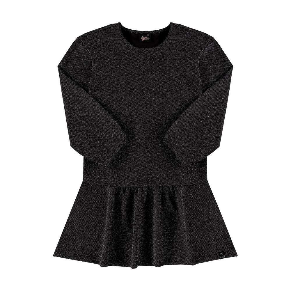 Vestido Juvenil com Lurex: Brilho e Conforto!