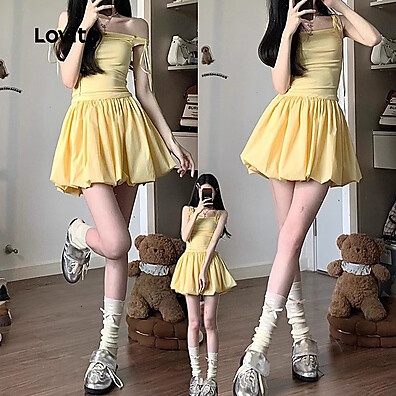 Vestido Lovito: Casual, Liso e com Cadarço