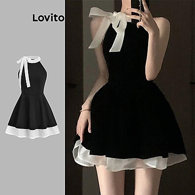 Vestido Lovito Colorblock: Estilo e Conforto!