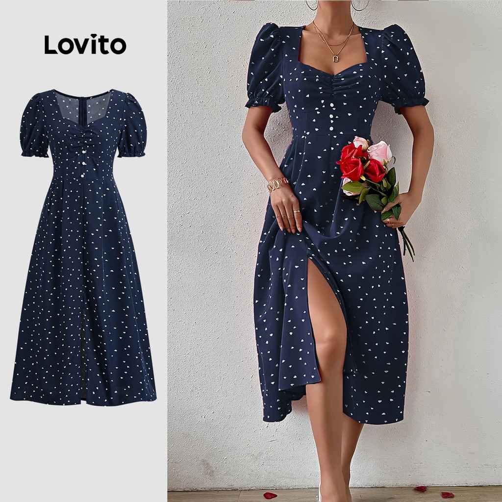 Vestido Lovito Coração: Elegância Casual