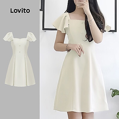 Vestido Lovito Damasco: Elegância para o Verão