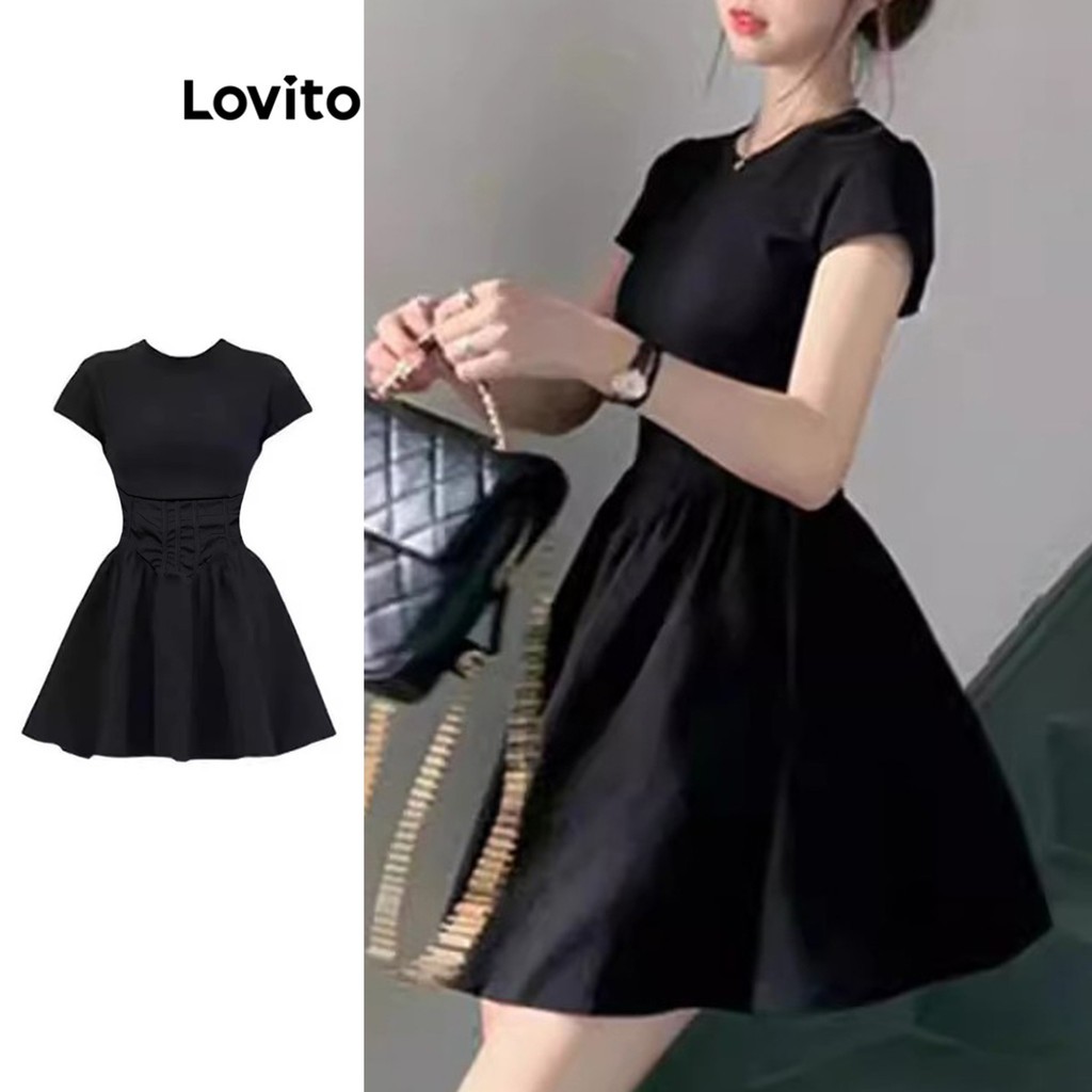 Vestido Lovito Drapeado: Elegância Casual