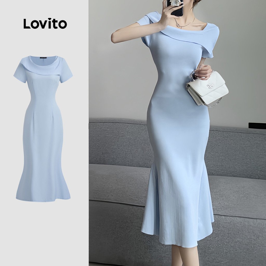 Vestido Lovito: Elegância Assimétrica para o Verão