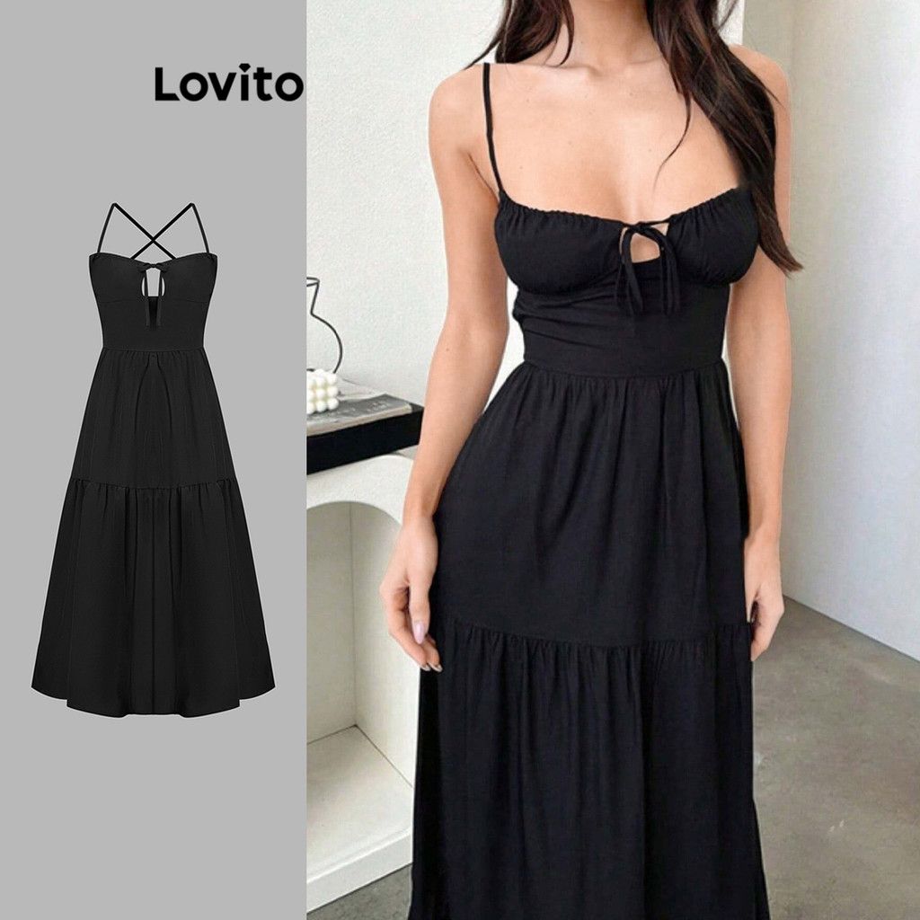 Vestido Lovito Elegante: Amarração e Estilo!