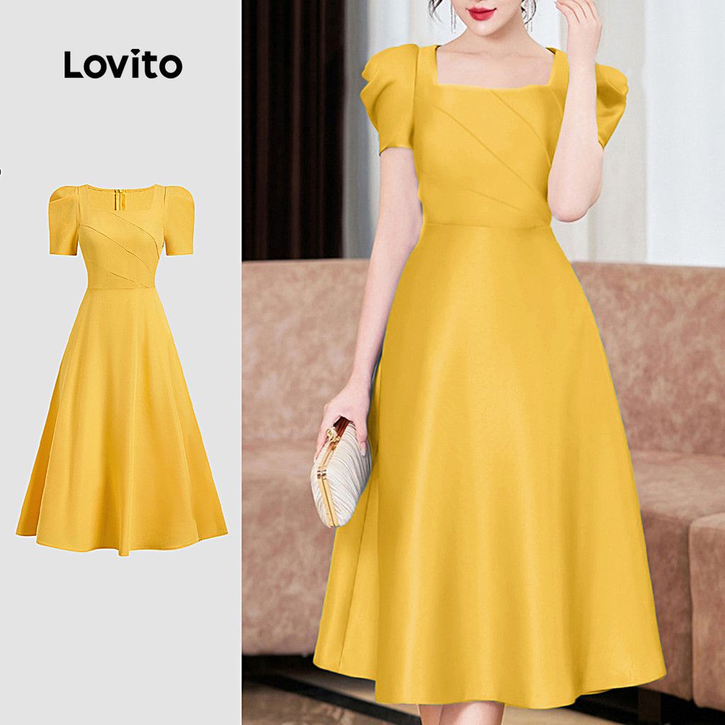 Vestido Lovito Minimalista: Elegância para o Verão