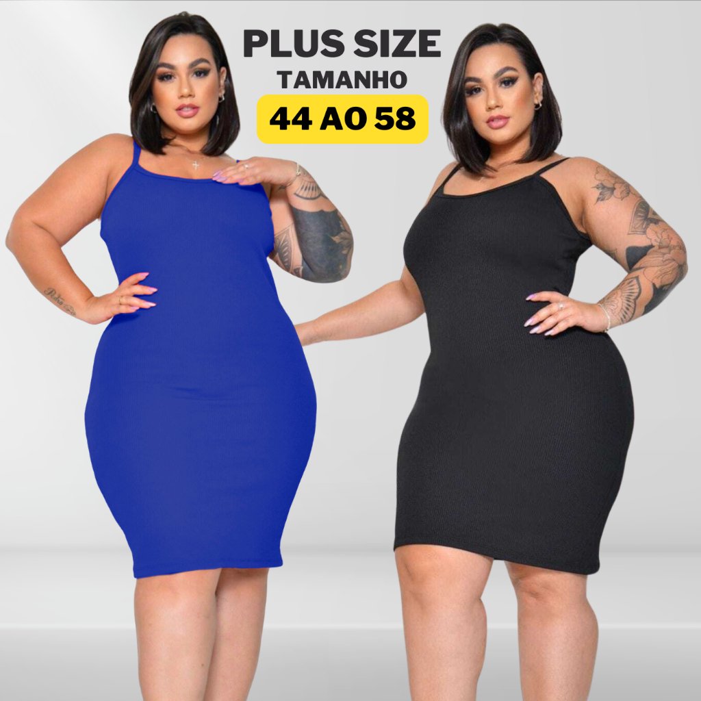 Vestido Midi Canelado Alcinha: Do 36 ao 58!
