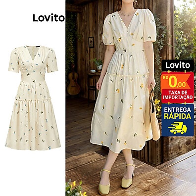 Vestido Midi Floral: Estilo Camponesa e Conforto!