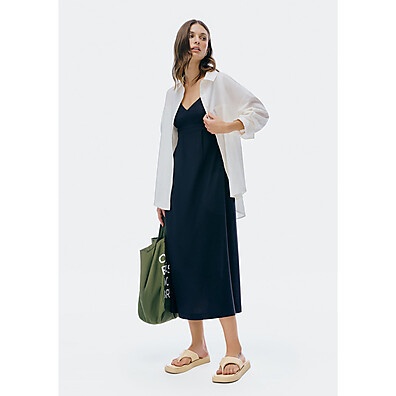 Vestido Midi Viscolinho: Elegância e Conforto
