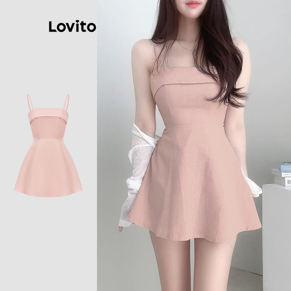 Vestido Ombro Frio Lovito: Elegância Casual