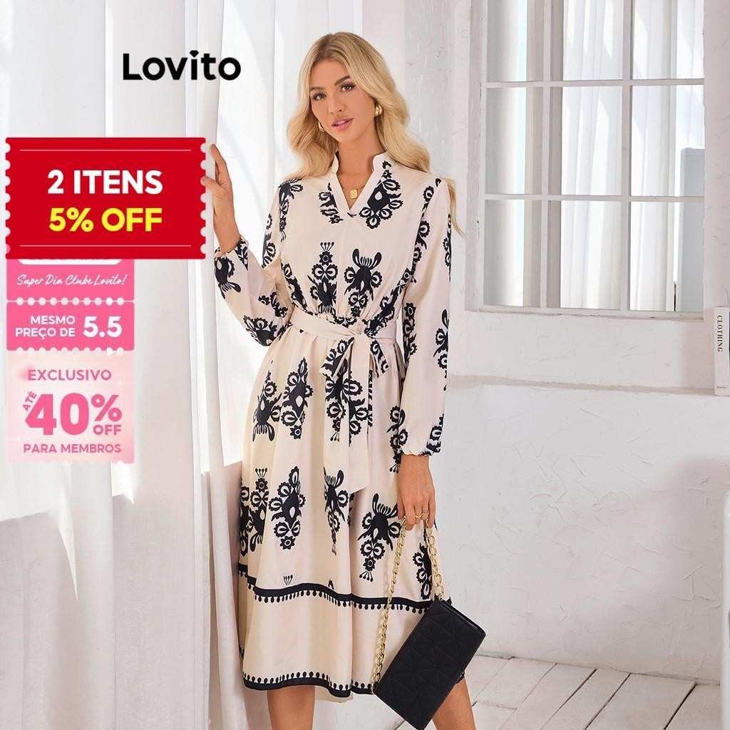 Vestido Paisley Lovito: Elegância e Fluidez