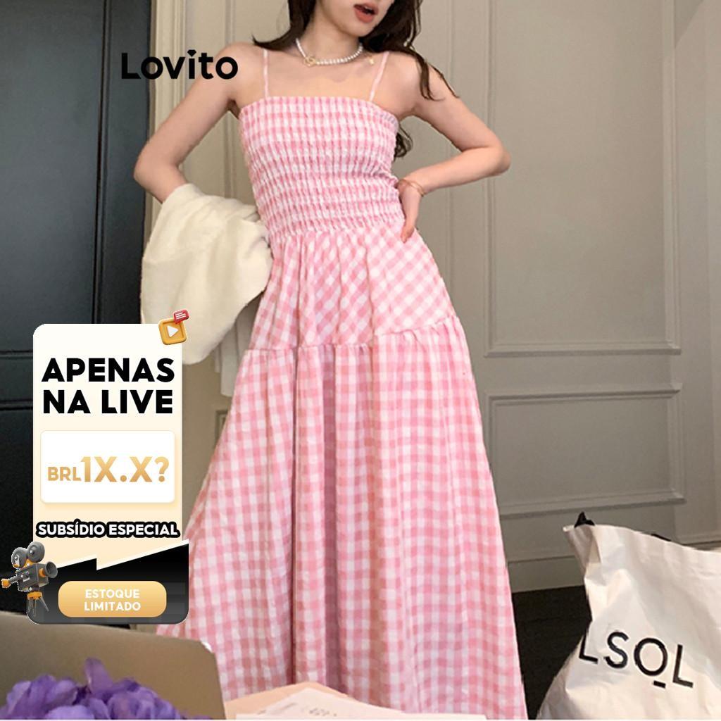 Vestido Xadrez Lovito: Estilo Casual e Elegante