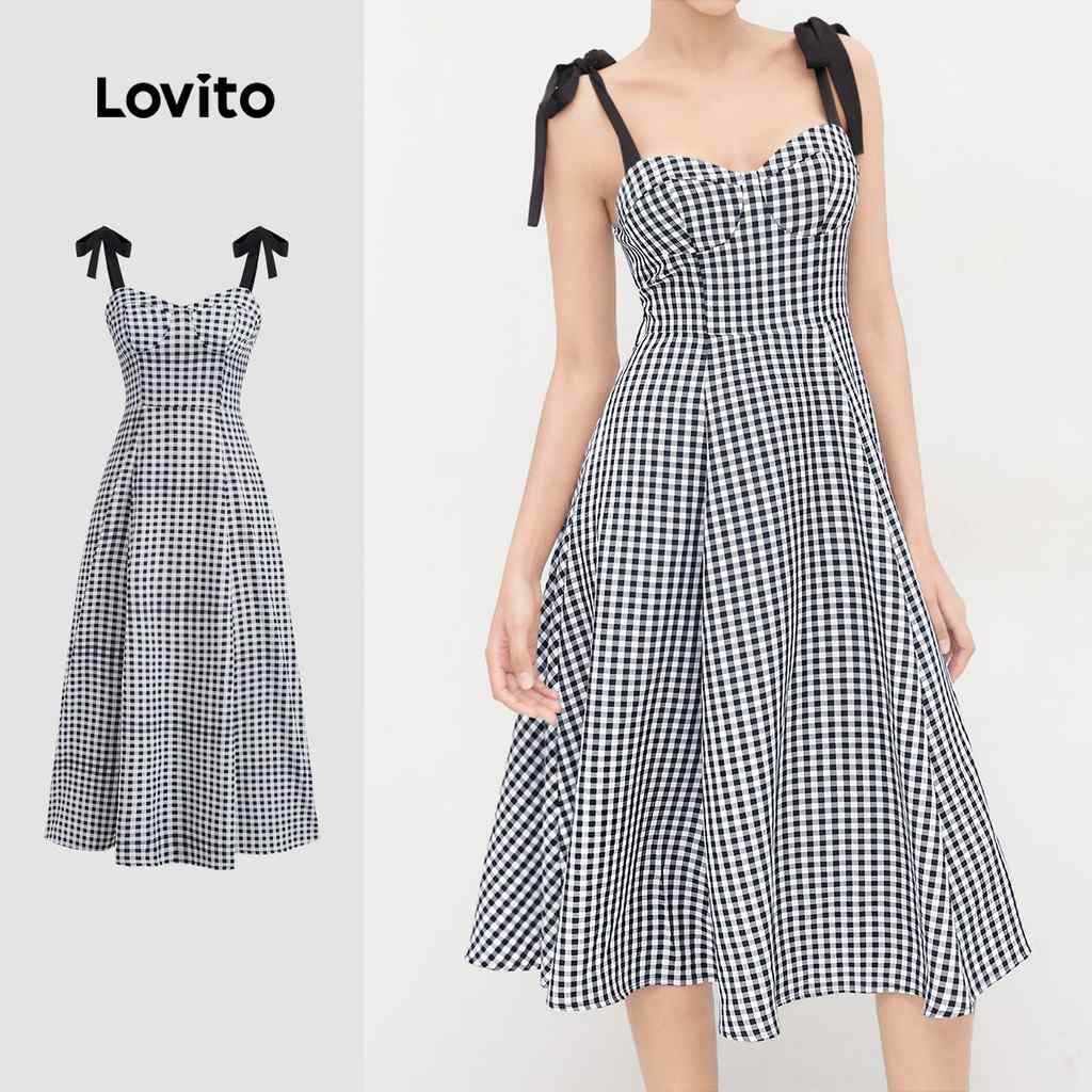Vestido Xadrez Lovito: Estilo Casual e Moderno