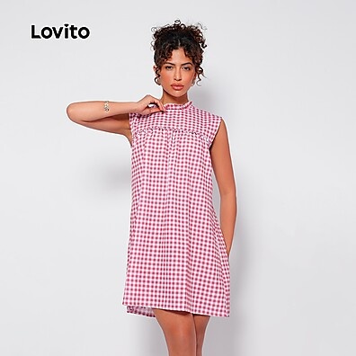 Vestido Xadrez Lovito: Estilo e Conforto!
