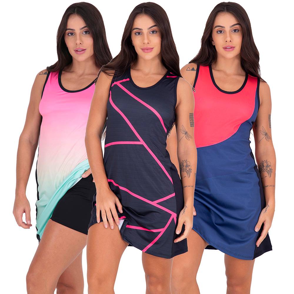 Vestidos Beach Tennis: Kit 3 para Arrasar!