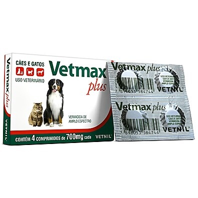 Vetmax Plus: Vermífugo Completo para Cães e Gatos