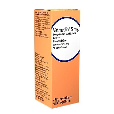 Vetmedin Mastigável 5mg: Tratamento Eficiente para Insuficiência Cardíaca em Cães
