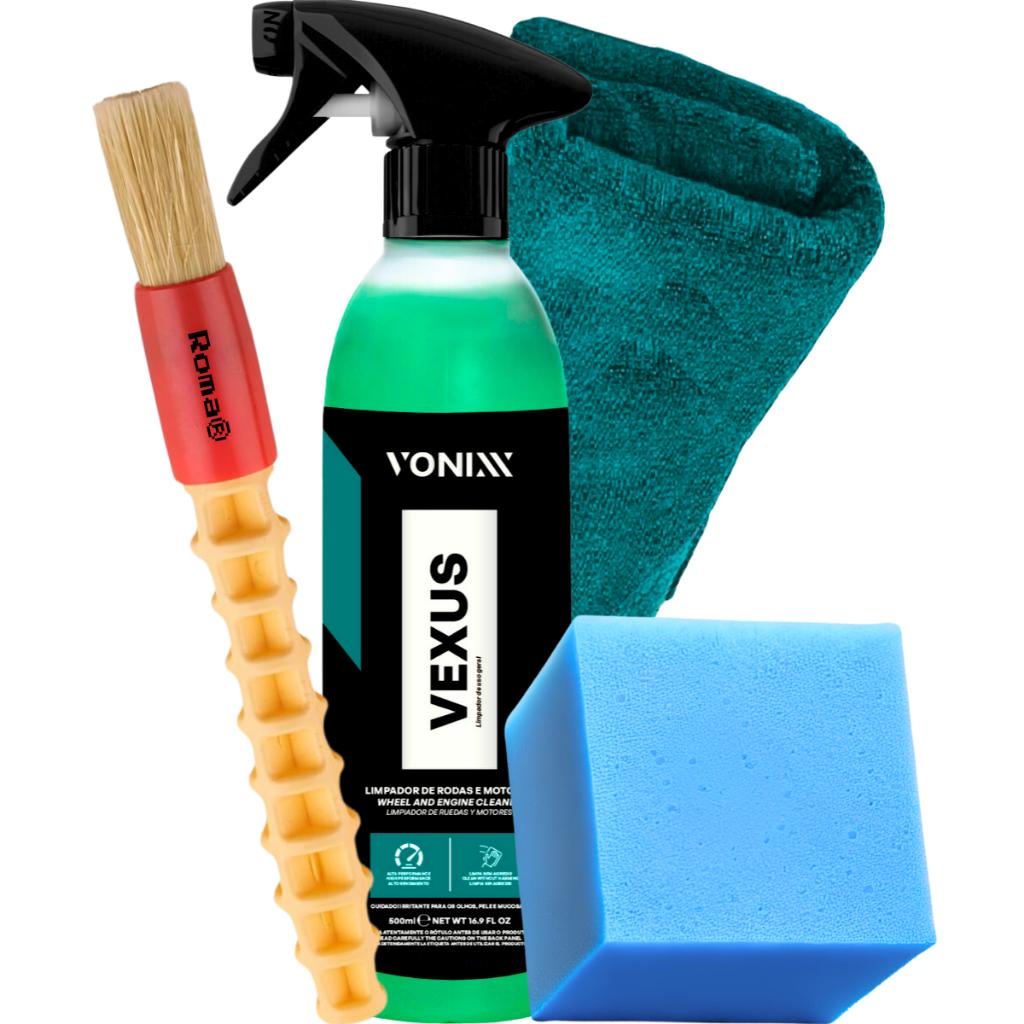 Vexus Vonixx: Limpeza Impecável de Rodas e Motor
