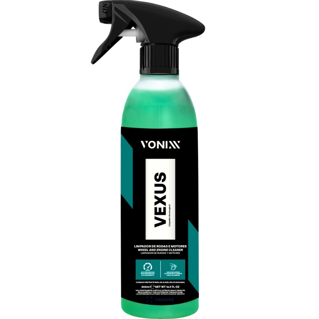 Vexus Vonixx: Limpeza Impecável de Rodas e Motores
