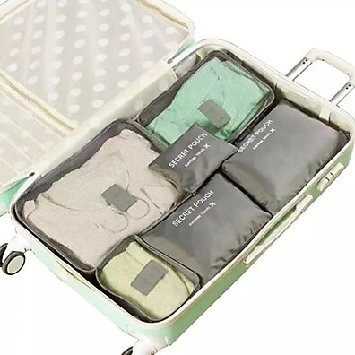 Organizador de Mala: Kit 6 Peças FANG para Viagens