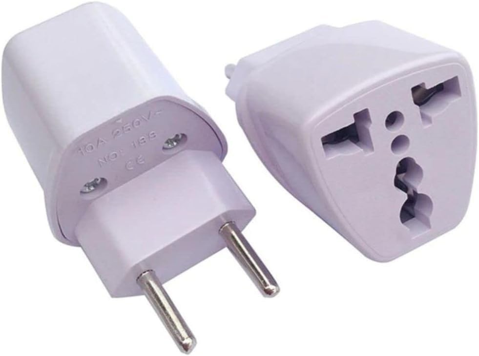 Kit 2 Adaptadores Universais Bivolt: Viaje Conectado no Brasil e no Mundo!
