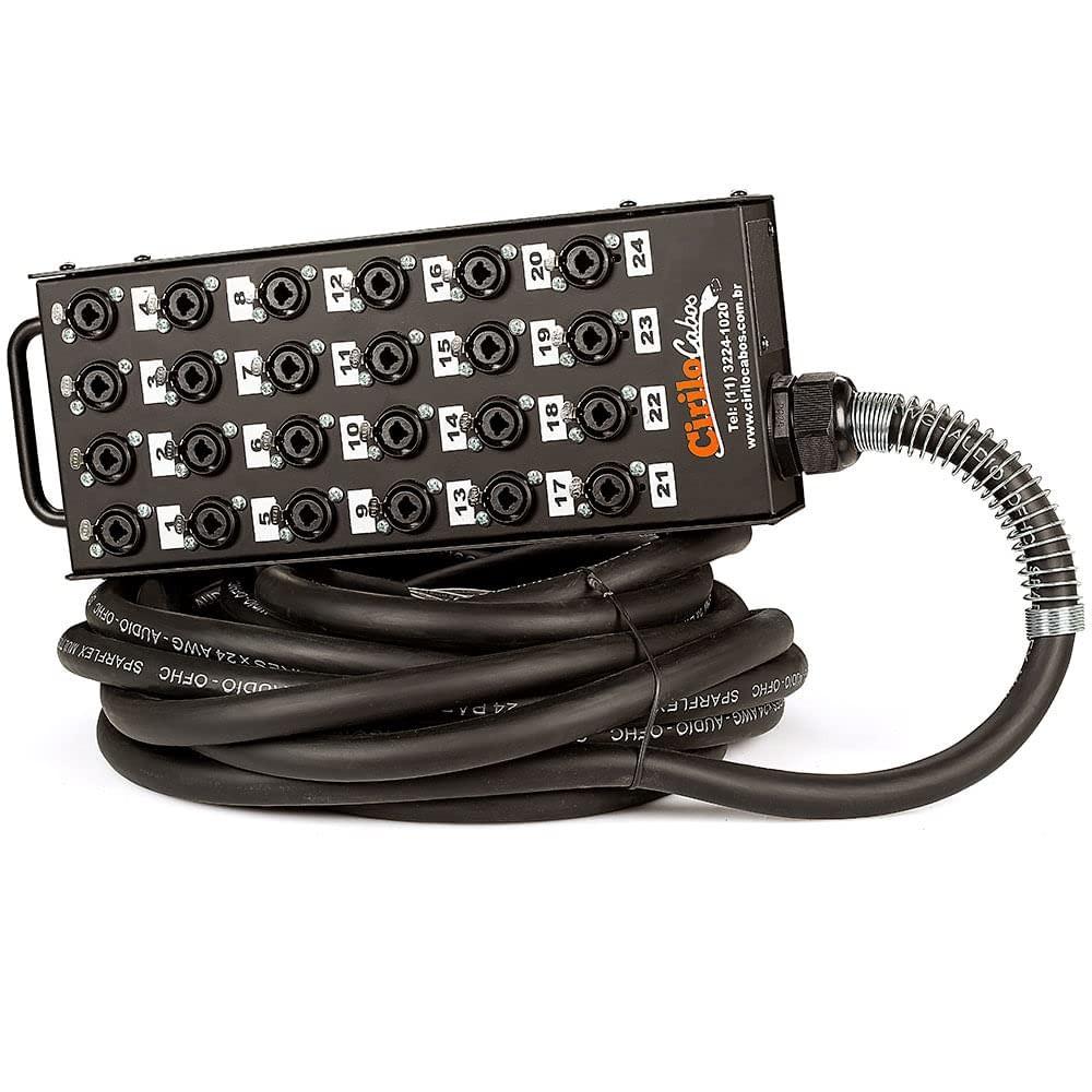 Medusa 24 Vias com Conectores Combo: Solução Completa de 15 Metros para Seus Projetos