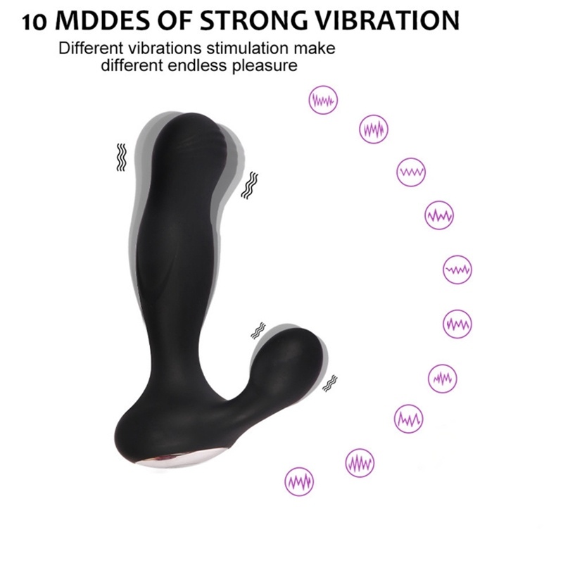 Vibrador Próstata Controle Remoto: 10 Modos!